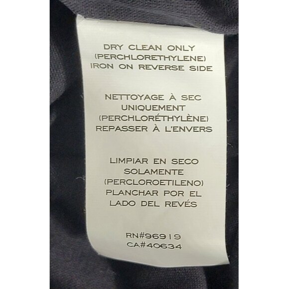 Marc Jacobs Floral Gingham Gathered V-Neck Dress, Black & White, Womens Size 12 - Picture 10 of 10